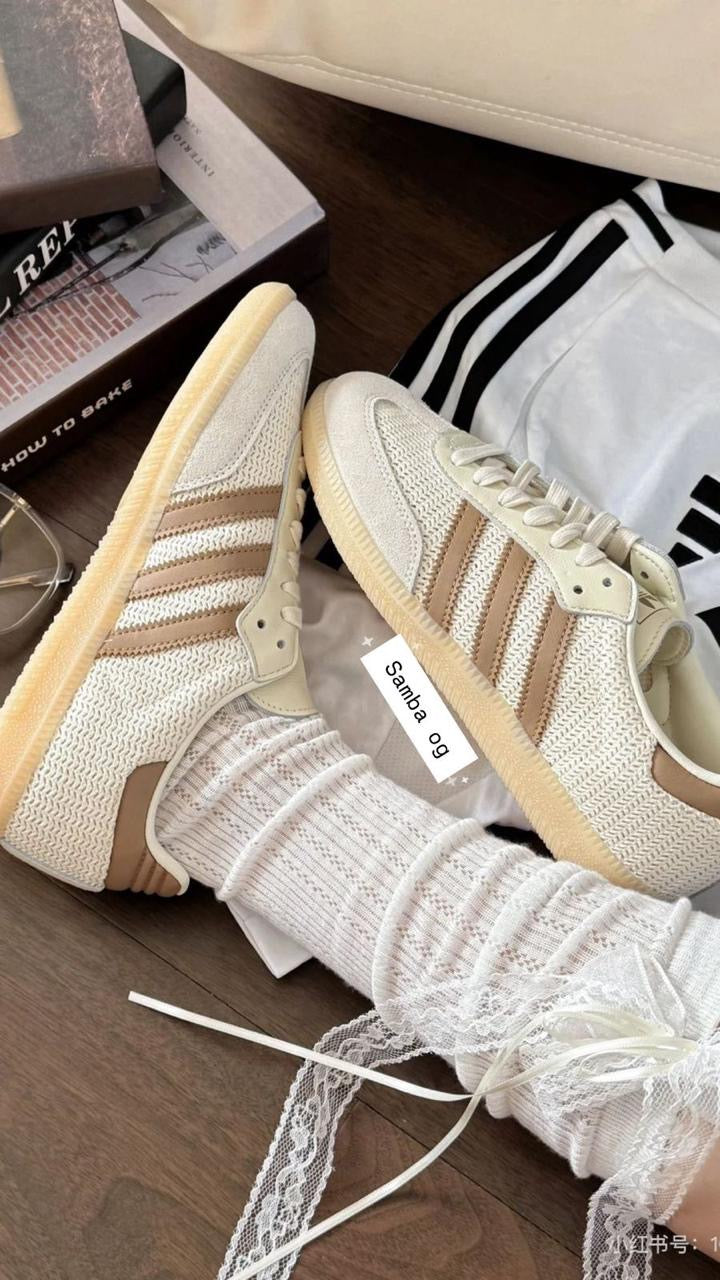 Adidas Samba  couro tricote